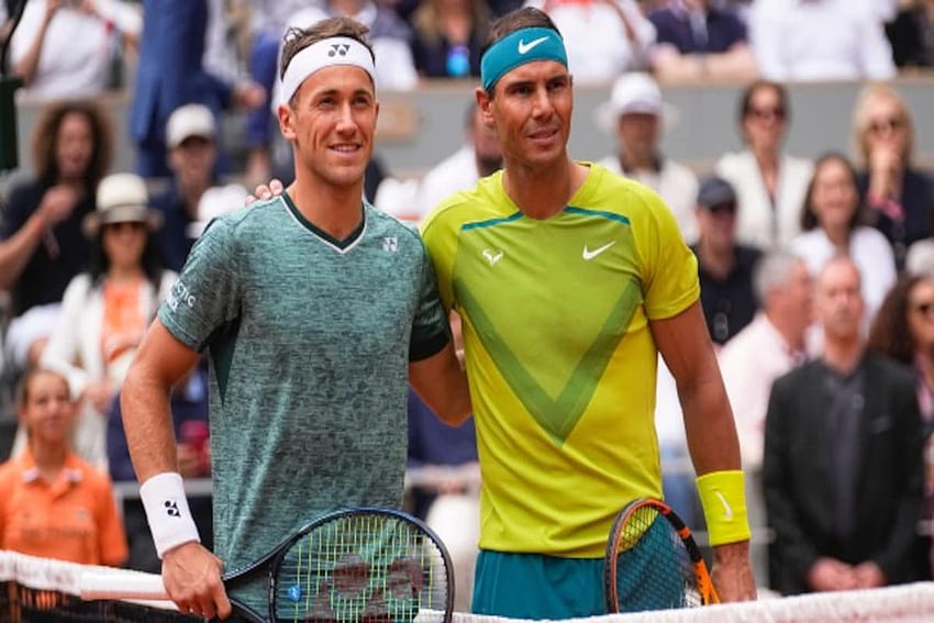 Destaques da final masculina do Aberto da França em 2022: Rafael Nadal conquista o 14º título de Roland Garros e o 22º título importante do esporte papel de parede HD