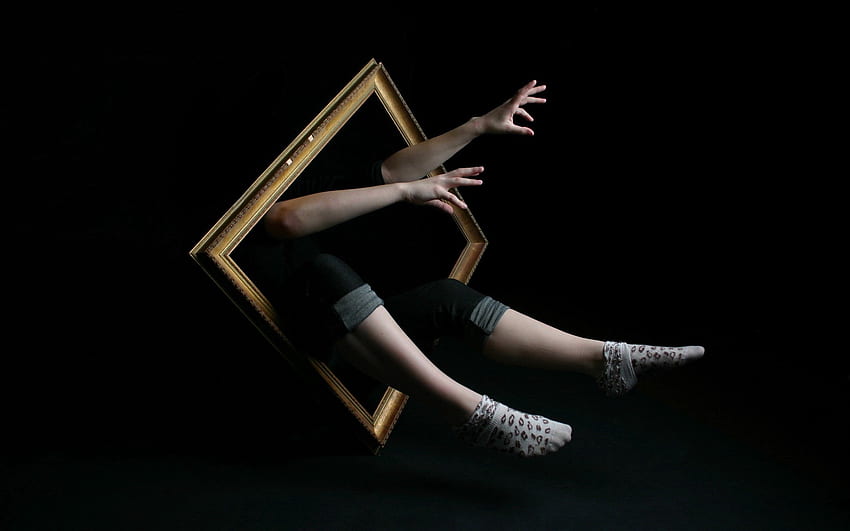 Verschiedenes, Sonstiges, Beine, Hände, Mensch, Person, Vorstellungskraft, Improvisation, Surrealismus, Rahmen HD-Hintergrundbild