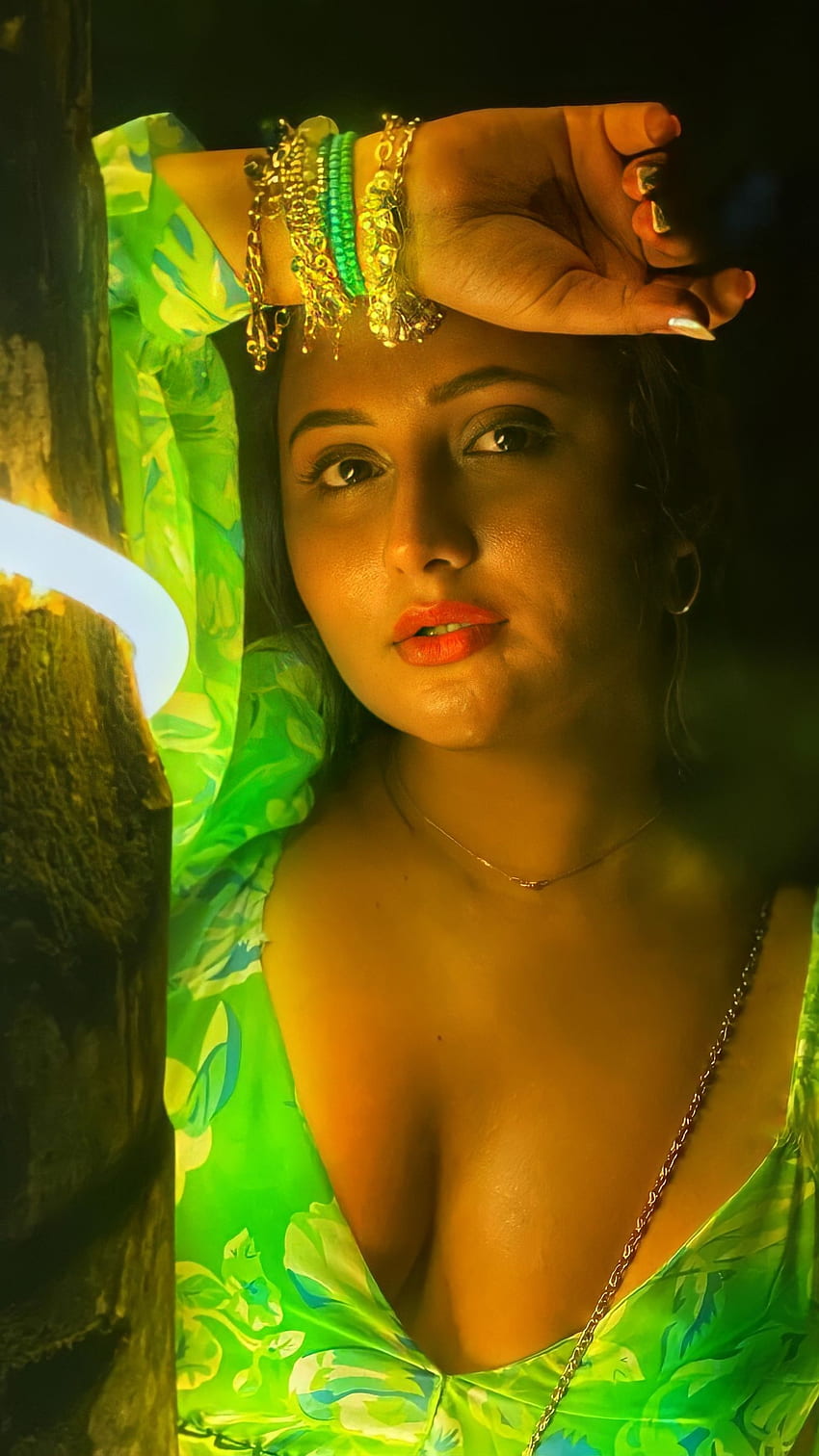 Reshmi Desai, Bollywood-Schauspielerin, Dekolleté HD-Handy-Hintergrundbild