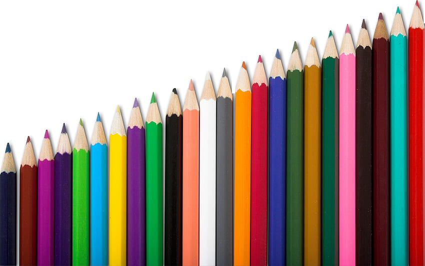 Kolorowy ołówek PNG. Kolorowe kredki, Ołówek, Kolorowe kredki Tapeta HD