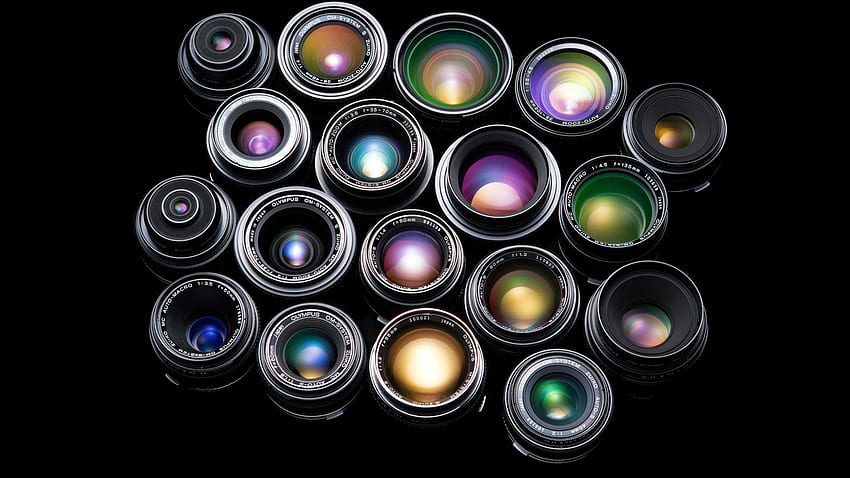 collection d'objectifs, raindow, , couleur, objectif cam, , couleur, camra Fond d'écran HD