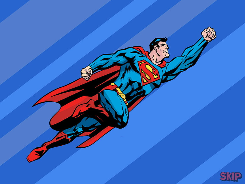 Disegno di Superman Volante, Superman Volante Sfondo HD