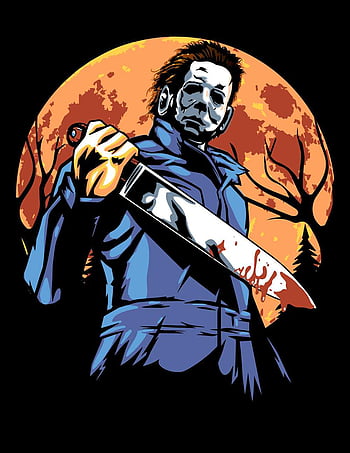Download Enjoy Your Music With Michael Myers Phone Wallpaper | Wallpapers .com