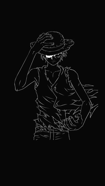 One Piece Black And White, Dark Luffy HD wallpaper | Pxfuel