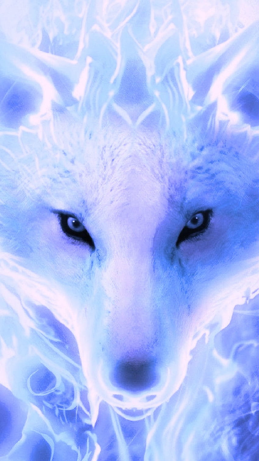 Cool Wolf Background dla Androida - 2021 Android, Halloween Wolf Tapeta na telefon HD