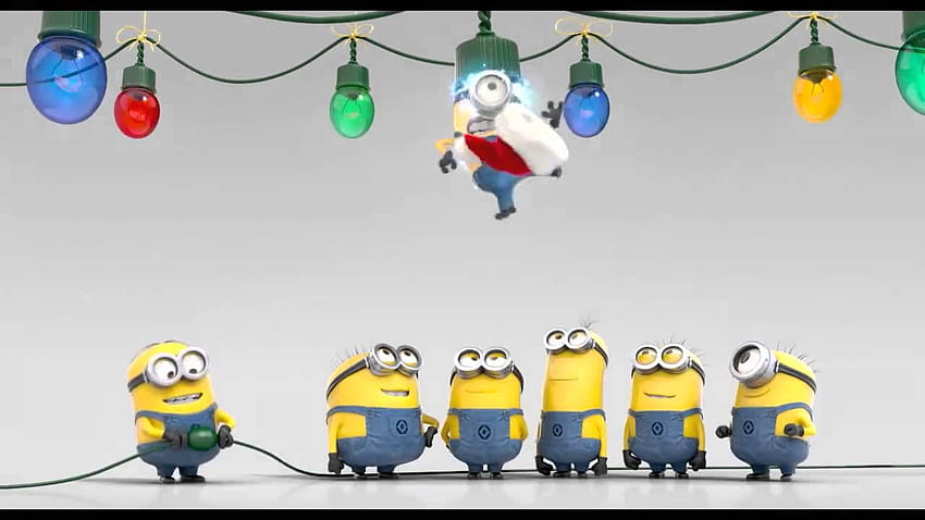 Despicable Me Minion Christmas, Christmas Minions HD тапет