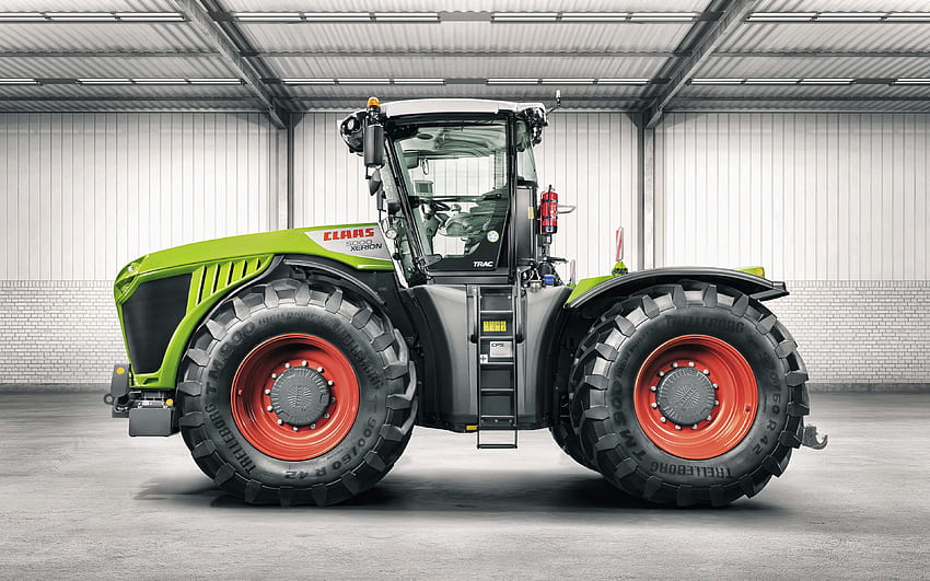 Claas Xerion 5000, Garage, 2019 Traktoren, Xerion - Traktor Klasse Xerion HD-Hintergrundbild