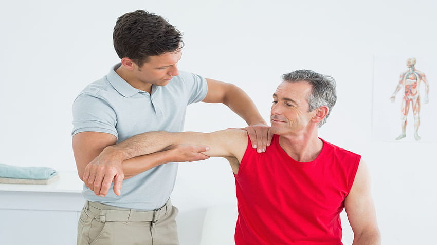 Fisioterapia geriatrica - Fisioterapia della spalla Sfondo HD