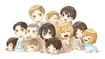 chibi attack on titan characters