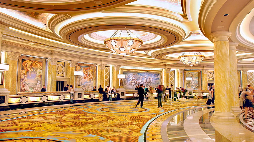 Caesars Palace Hotel Las Vegas Luxushotel mit Blick auf den Innenhintergrund HD-Hintergrundbild