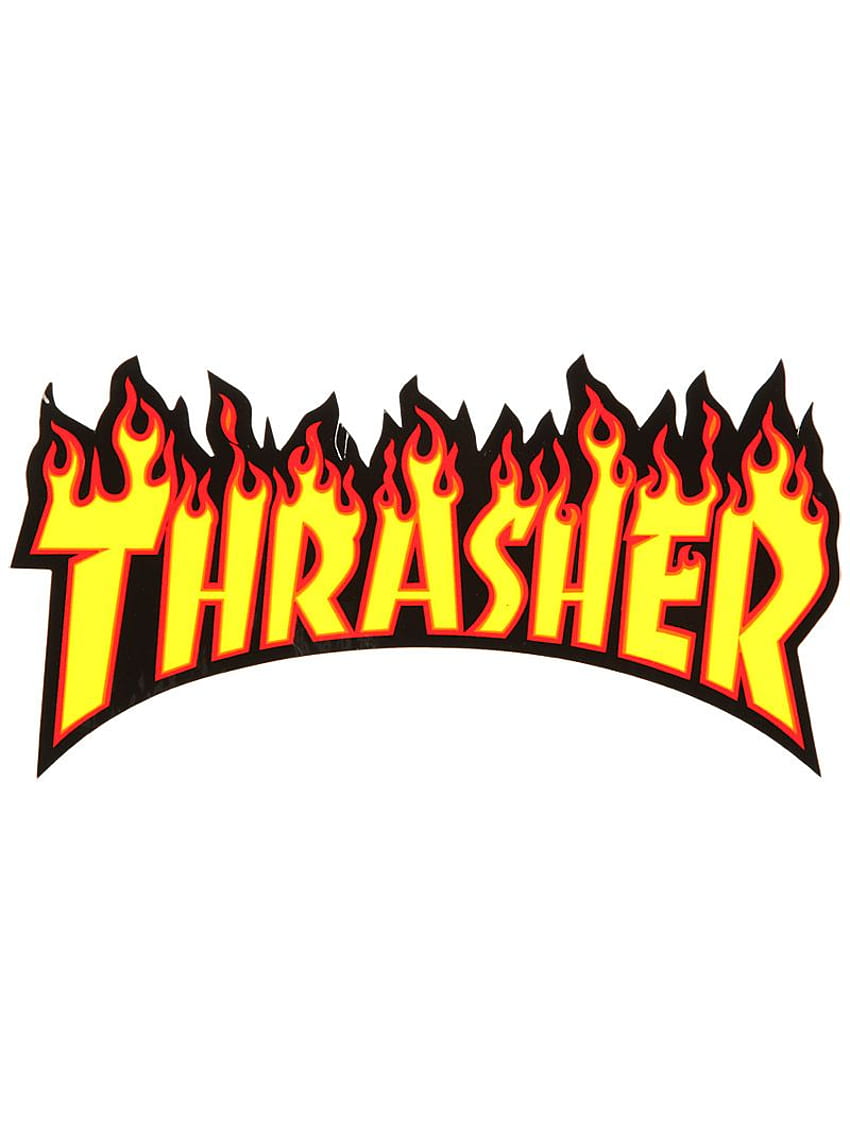 Thrasher Magazine Logo Thrasher flame logo medium HD phone wallpaper