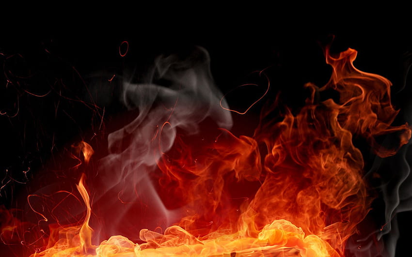 Schwarzes Feuer, böses Feuer HD-Hintergrundbild