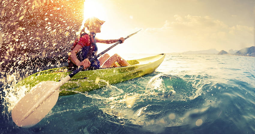 kayak canottaggio ultra. Kayak, turismo d'avventura, viaggi, canoa Sfondo HD