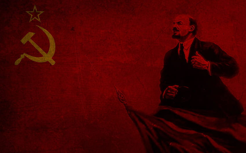 Lenin USSR - The Communist Party, Party Flag HD wallpaper | Pxfuel