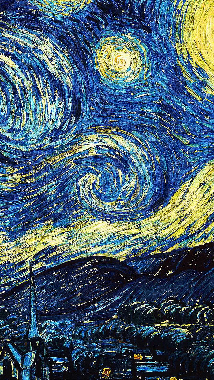 HD wallpaper Starry Starry night by Vincent Van Gogh painting The Starry  Night  Wallpaper Flare