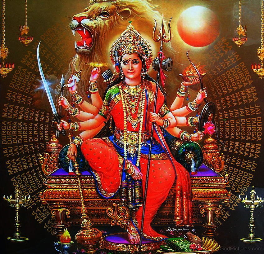 Maa Durga Devi Neuester Titel Maa Durga Devi - Full Durga Devi - - HD-Hintergrundbild