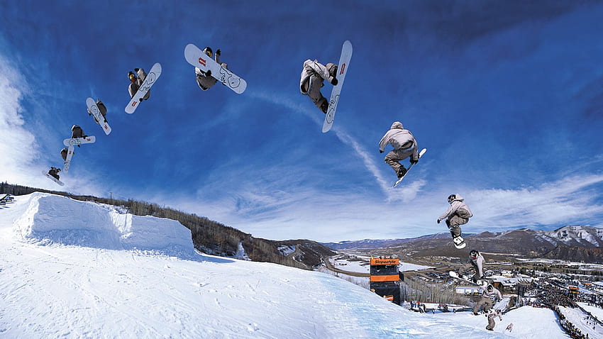Landscape Page Snow Mountain., Red Bull Snowboarding HD wallpaper