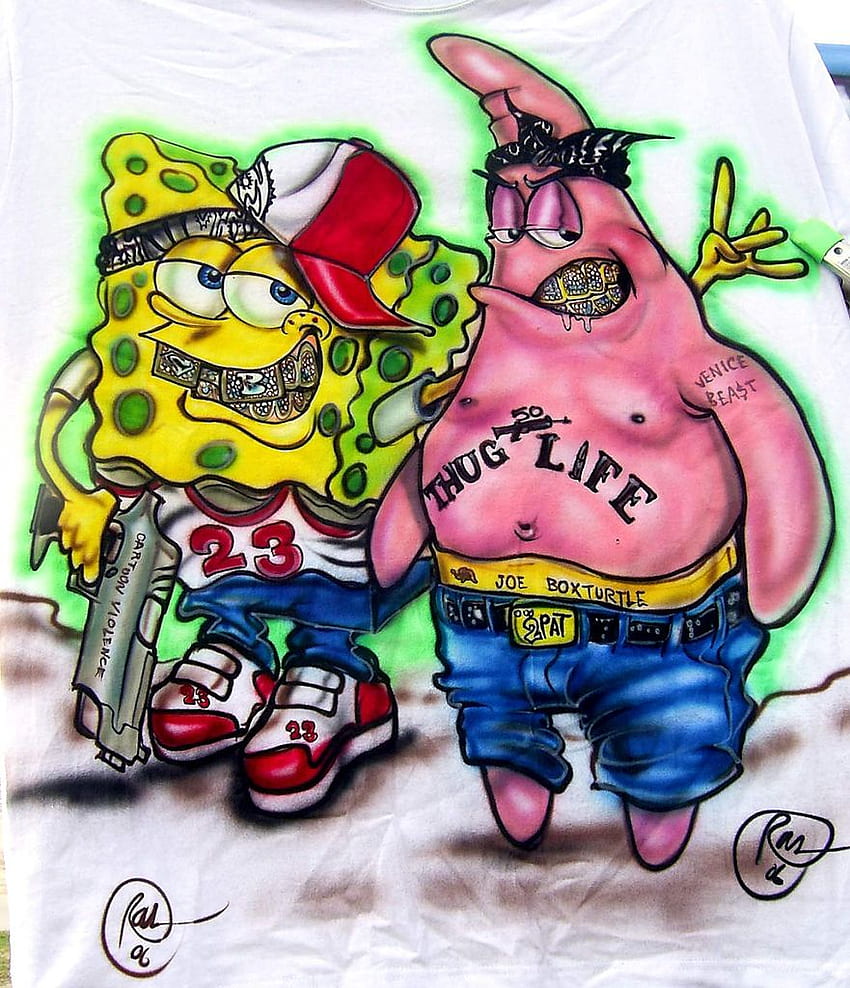 Gangster Spongebob, Gangster Cartoon วอลล์เปเปอร์โทรศัพท์ HD
