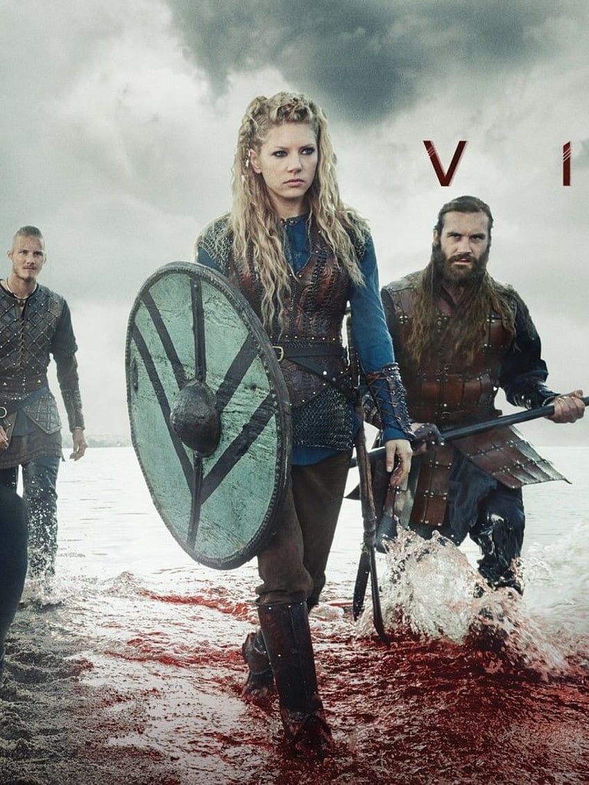 Vikings, Ragnar, Lagertha Lothbrok, Rollo HD phone wallpaper