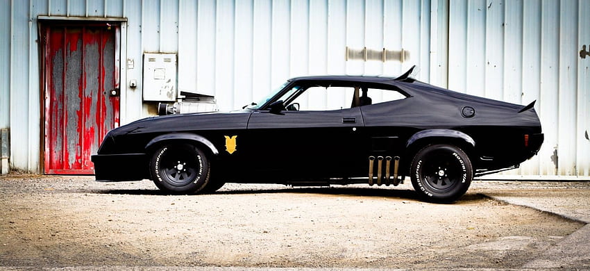 Mad max interceptor ford falcon aussie muscle car ford australia vehículos coches hot rod custom muscle black stance. . 28181. UP, Coches Clásicos Personalizados fondo de pantalla