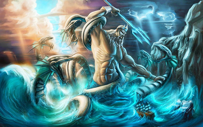 Poseidon HD wallpaper