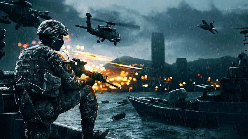 Battlefield 4 - trò chơi bắn súng góc nhìn thứ nhất được yêu thích nhất trong vài thập kỷ qua. Hãy truy cập hình ảnh liên quan đến từ khóa này và khám phá thế giới đầy thử thách của Battlefield. Từ hành động quyết liệt trên đất liền đến những trận chiến kinh hoàng trên biển, bạn sẽ được trải nghiệm một trò chơi bắn súng đích thực.