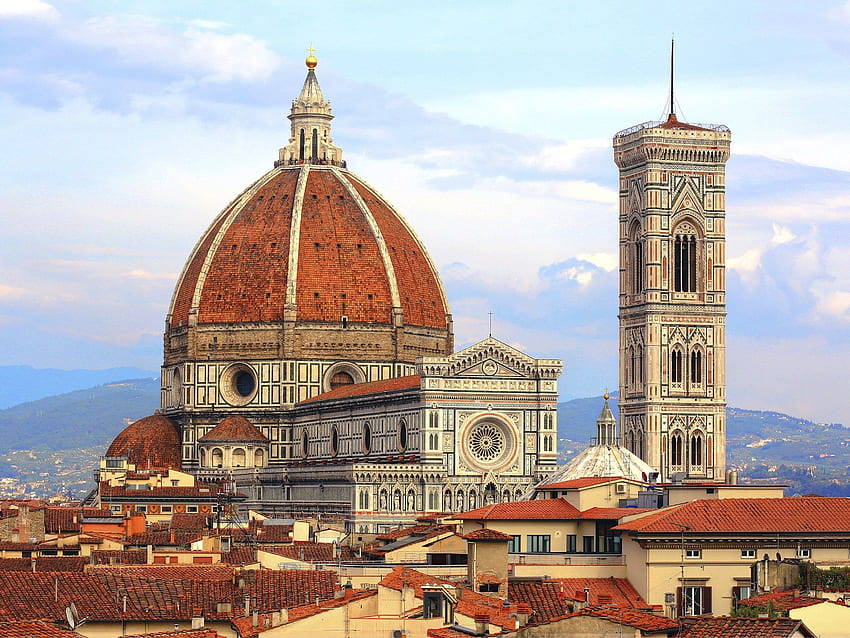 Katedral Duomo - Piazza Del Duomo, Firenze Wallpaper HD