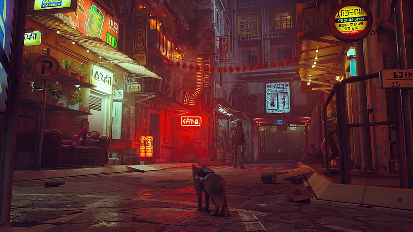 Midtown, game, stray, cat, straycatgame HD wallpaper
