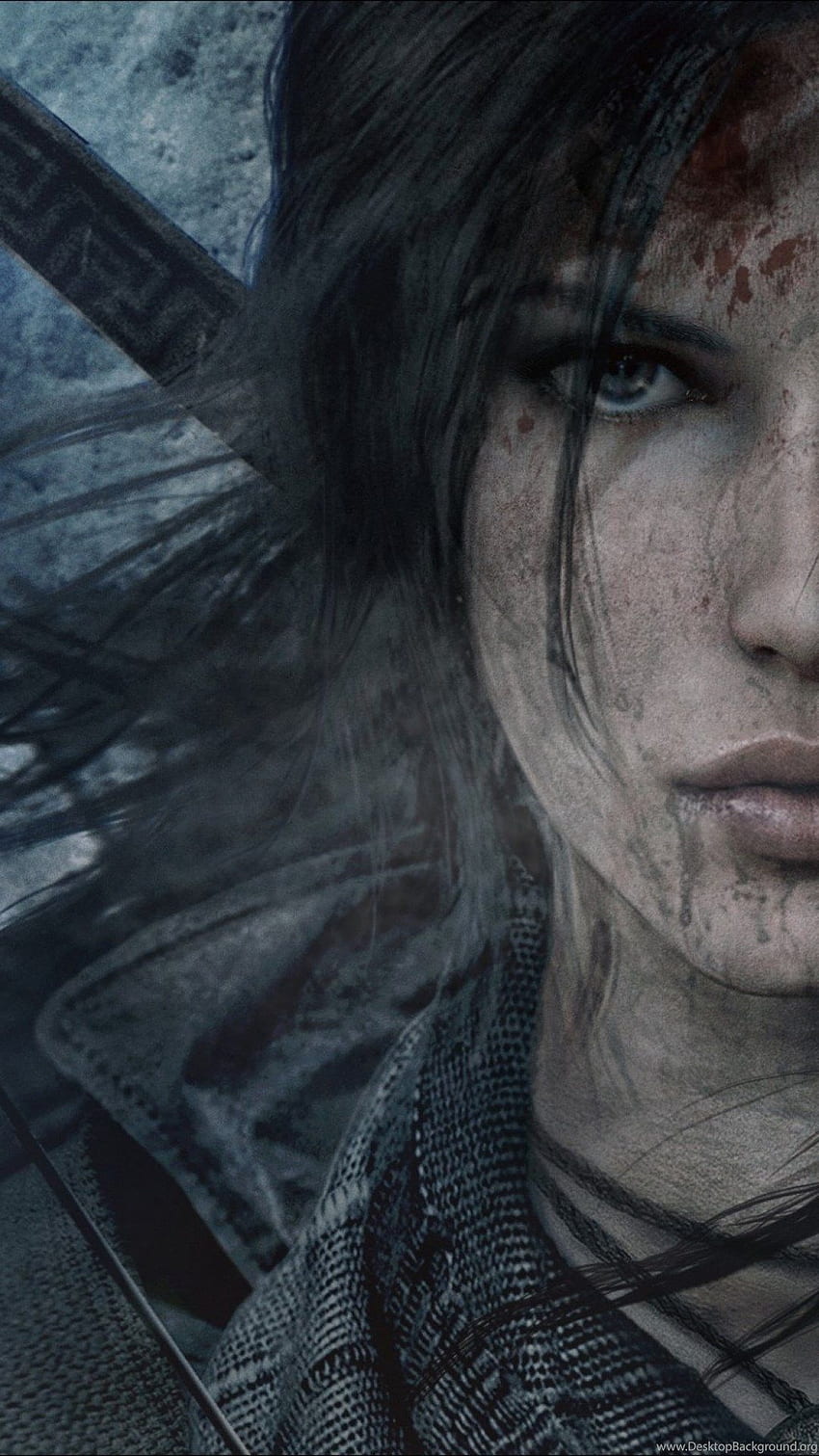 Lara Croft, Rise Of The Tomb Raider. fondo de pantalla del teléfono
