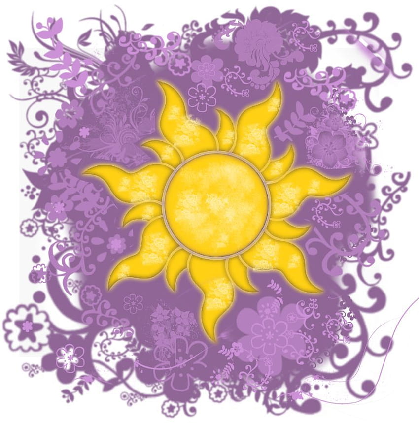 Rapunzel Solar eclipse Drawing Corona, tattoo art, white, leaf, text png |  Klipartz