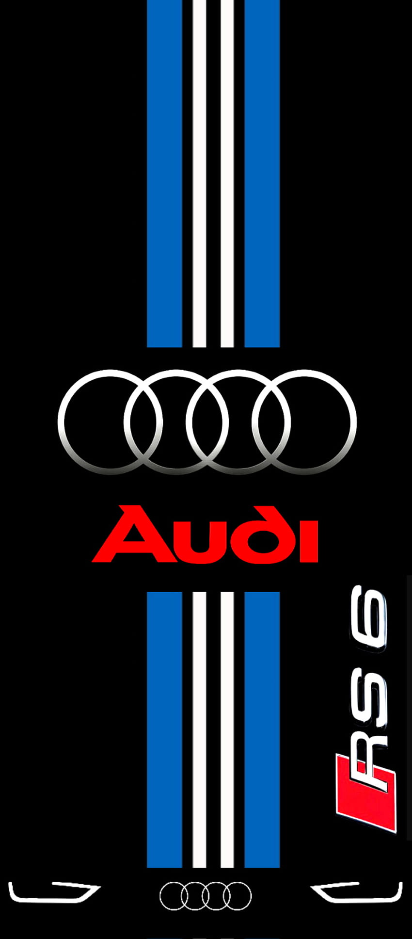 Audi logo, symbol, line HD phone wallpaper