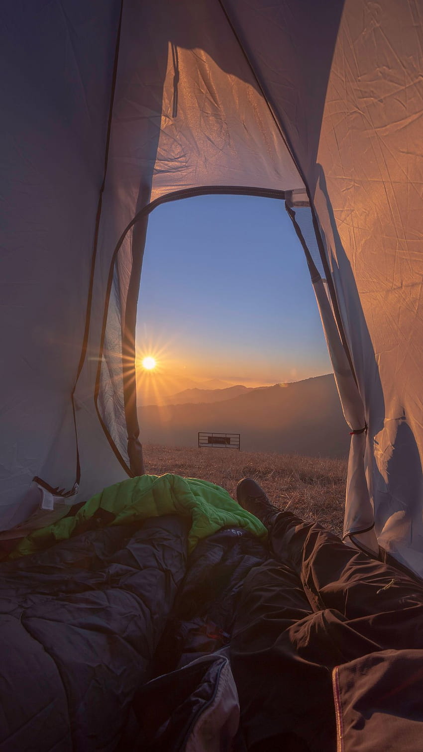 sunrise, morning, tourism, camping, tent. Fotografi alam, Pemandangan, Fotografi, Spring Camping HD phone wallpaper