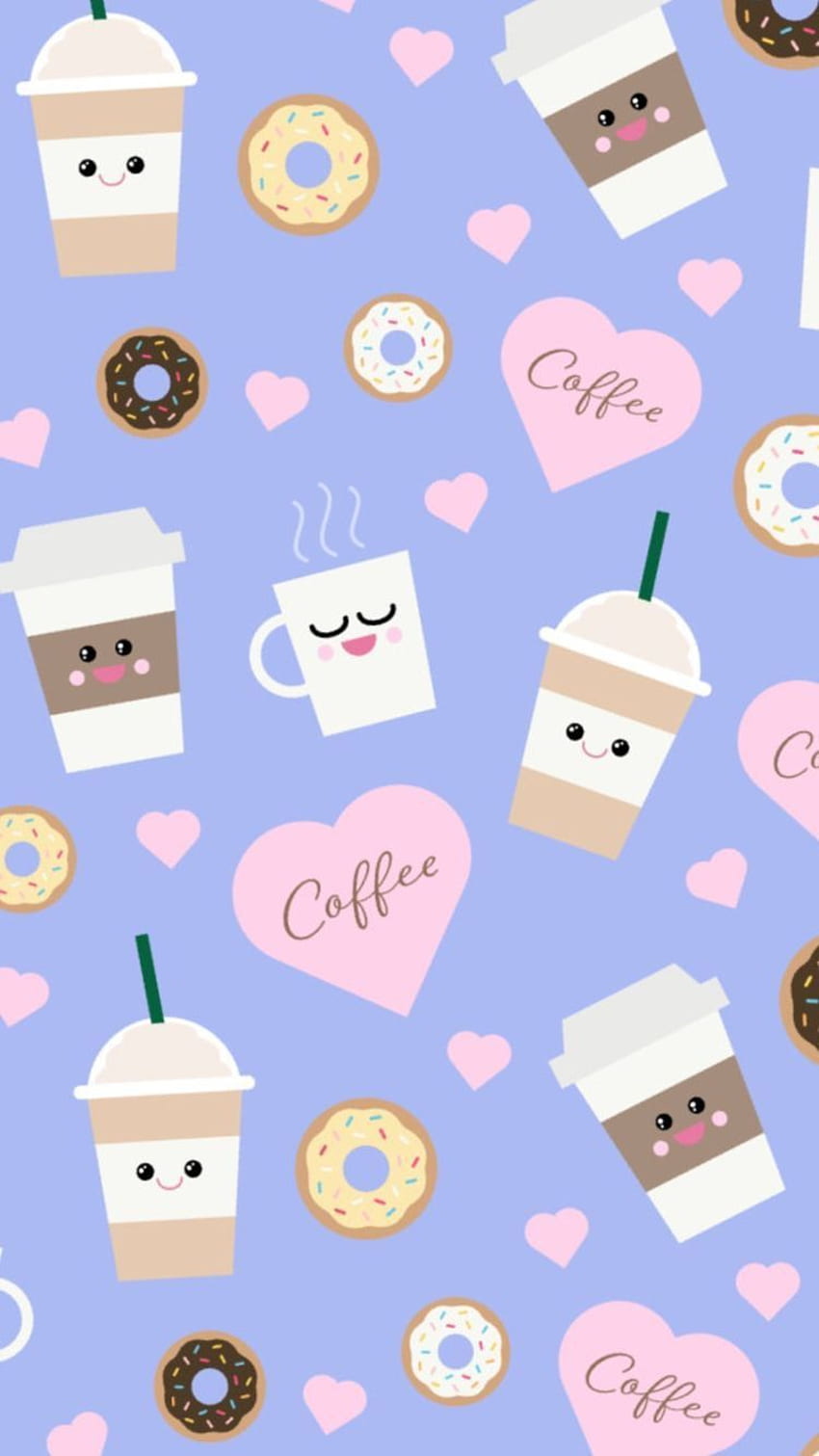 42692 Cute Coffee Pattern Images Stock Photos  Vectors  Shutterstock