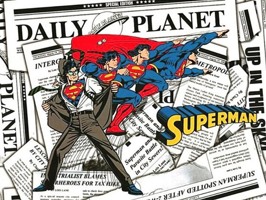 Superman, Komik DC, Pahlawan Super, Komik Wallpaper HD