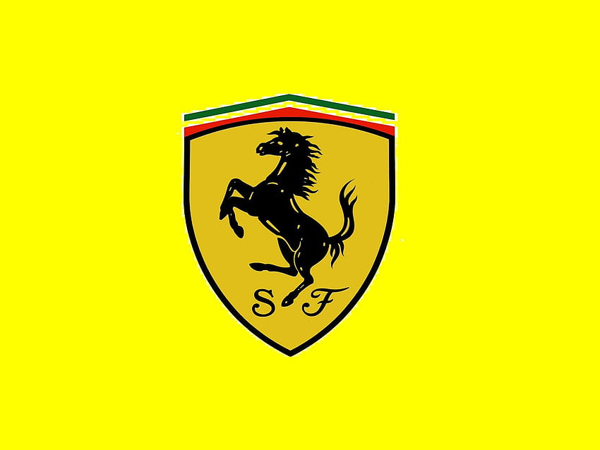 Scuderia Ferrari Logo Yellow Background Motorsport HD wallpaper | Pxfuel