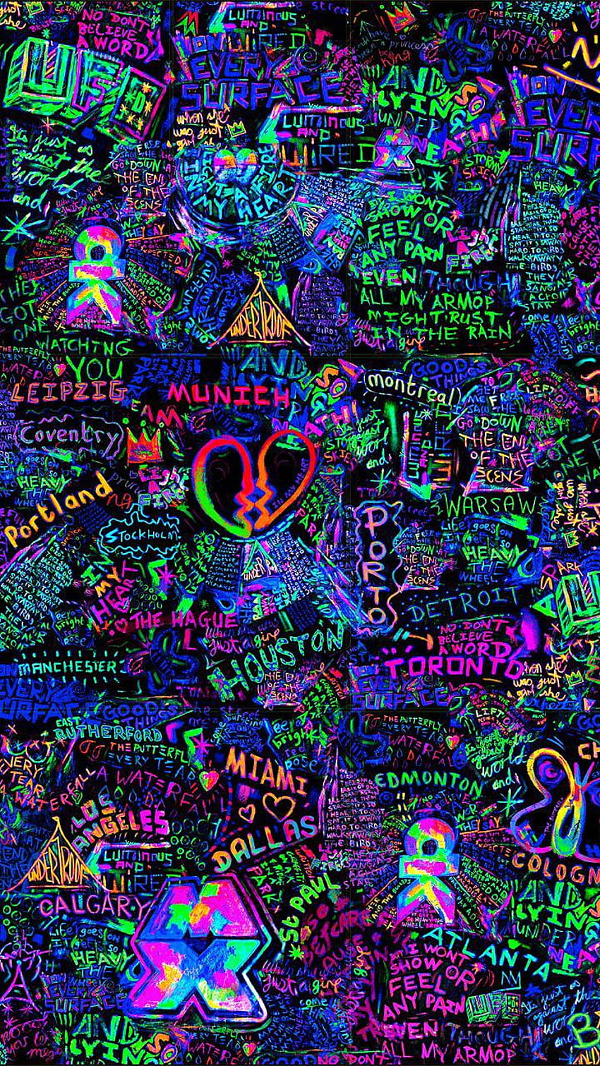 Mylo Xyloto 750 x 1334 : Coldplay, Coldplay Concert HD phone wallpaper
