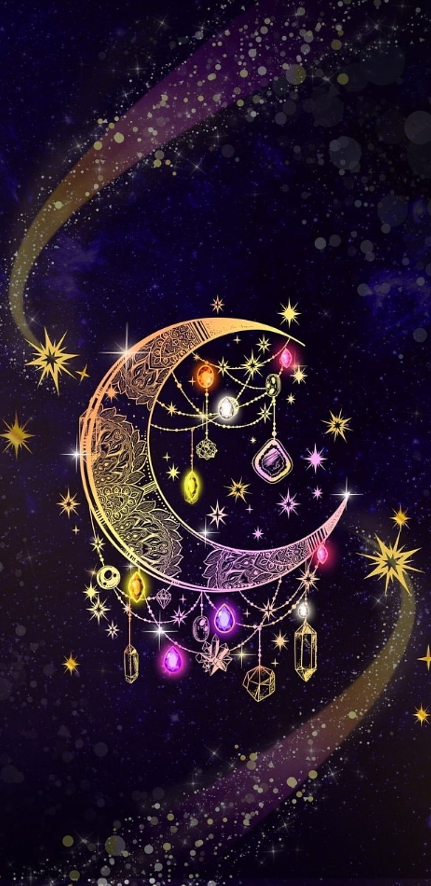 anh trang huyen ao in 2020. Gothic , Moon art, Dreamcatcher, Cute Gothic HD phone wallpaper
