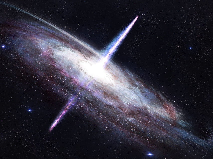 Quasar, Quasar des Schwarzen Lochs HD-Hintergrundbild