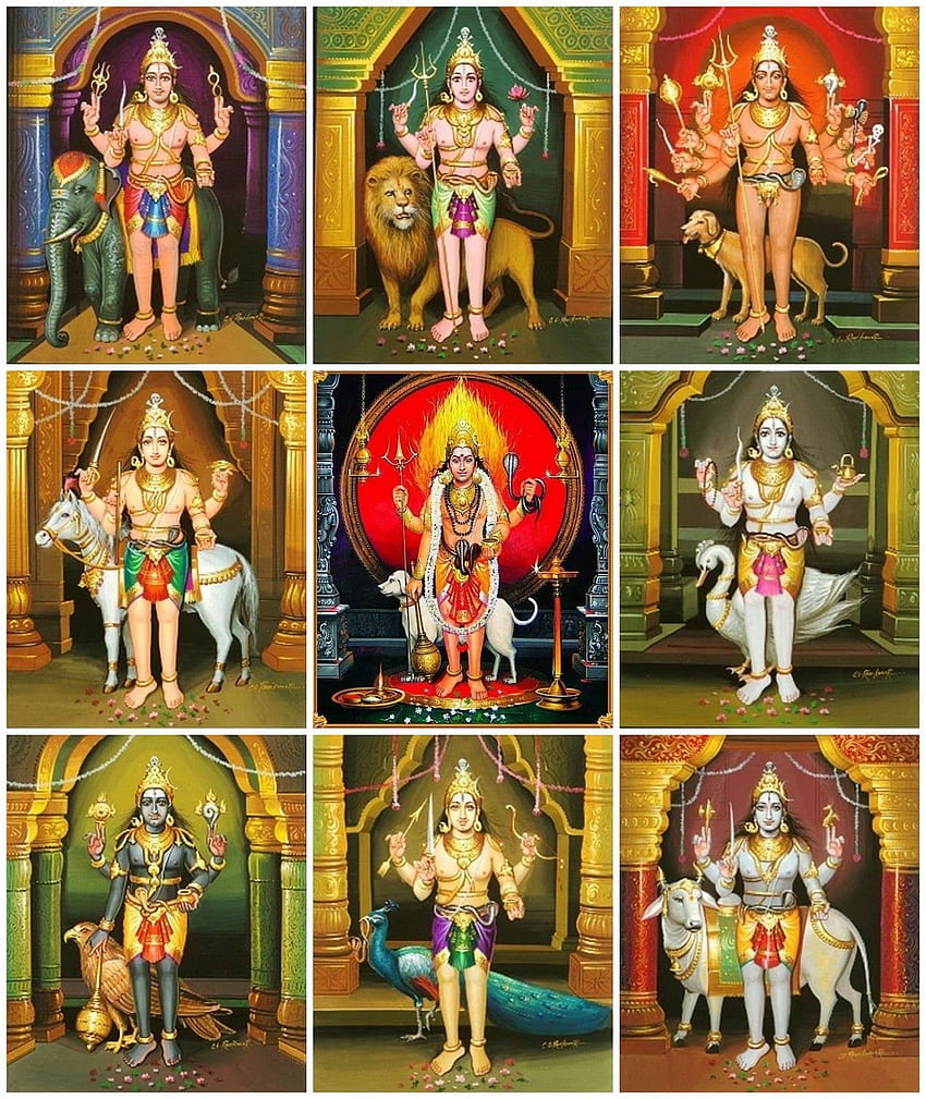 Произходът на Бхайрава може да бъде проследен до разговор между Брахма и Вишну, който е разказан в Шива Махапуранам. Индуистки богове, божествено изкуство, индийски богове HD тапет за телефон