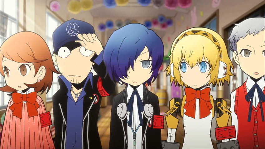Persona Q: Shadow of the Labyrinth and Background HD wallpaper