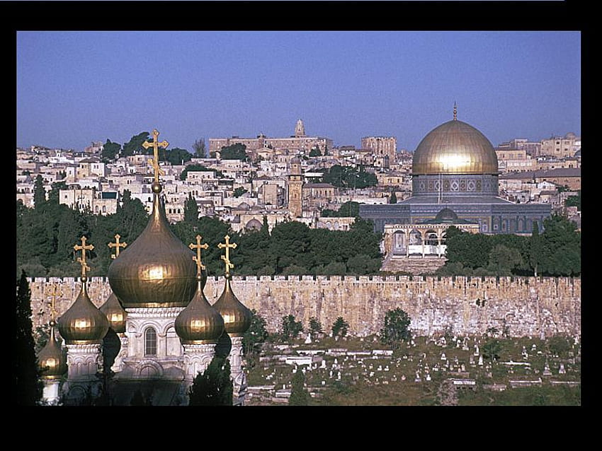 AL Quds -Jerusalem-, heiliger Ort, magische Mischung HD-Hintergrundbild