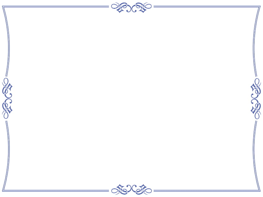 Elegante blaue Zertifikatsgrenze von Bamafun. Goldenes Ombré HD-Hintergrundbild