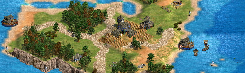 Asentamiento de Age of Empires II: paredes múltiples, Age of Empires 2 fondo de pantalla