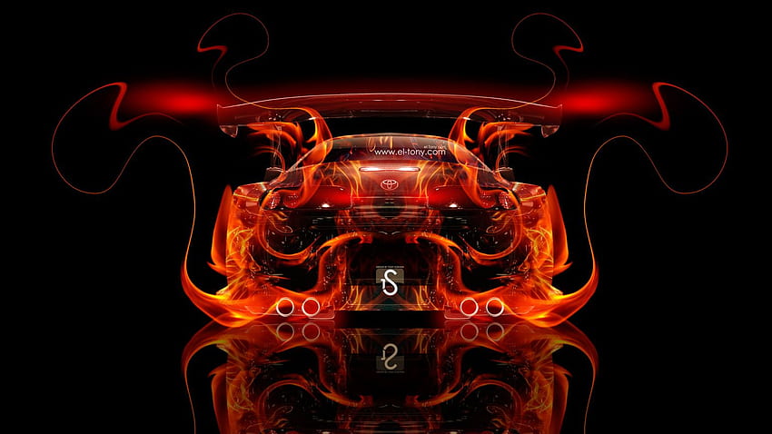 Car Fire トヨタ スープラ スーパー ファイヤー カー [] 、モバイル & タブレット用。 カー・フォー・ファイアーを探検。 クールな火、火、火の背景、炎の車 高画質の壁紙