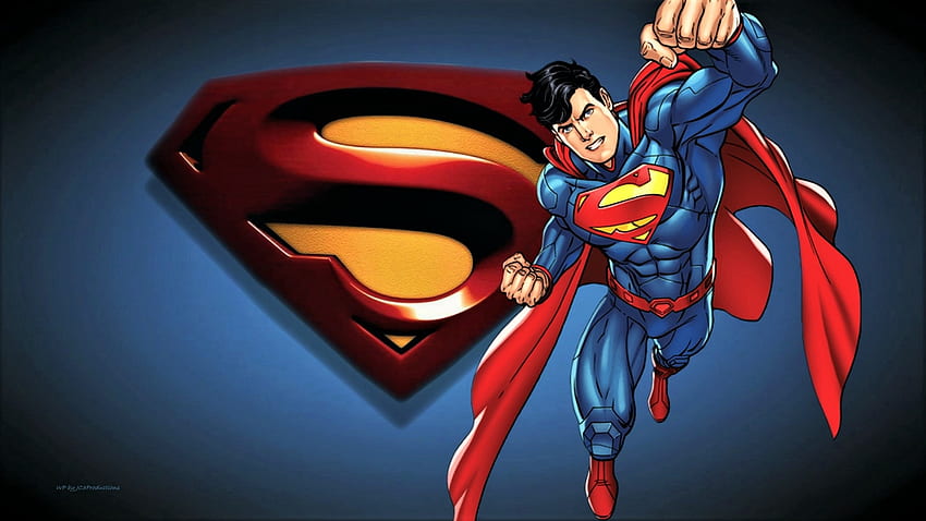 Superman cartoons background HD wallpapers | Pxfuel