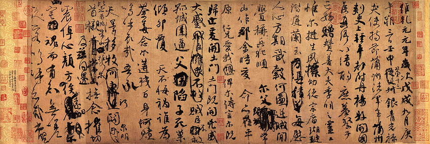 Hsin Style, Historic Chinese Writing HD wallpaper