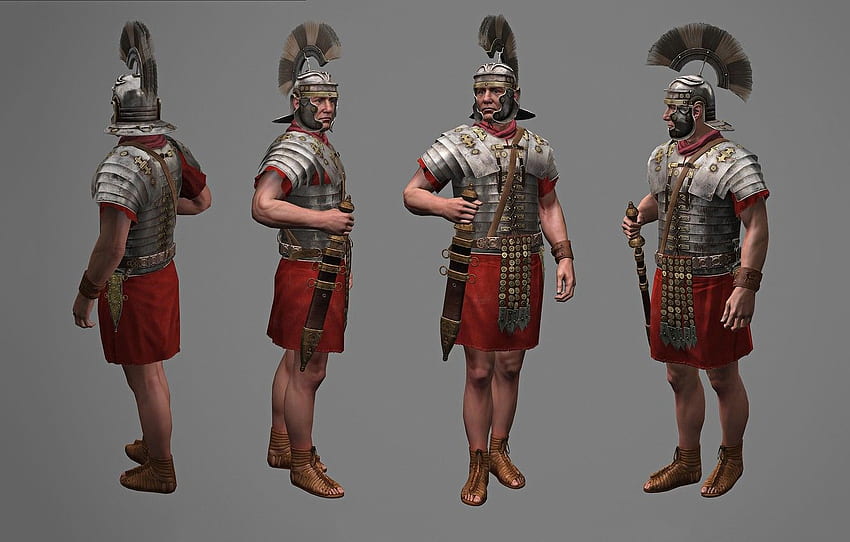 Rendering, Pearls, Armor, Legionary, Gladius, Roman Legionary HD wallpaper