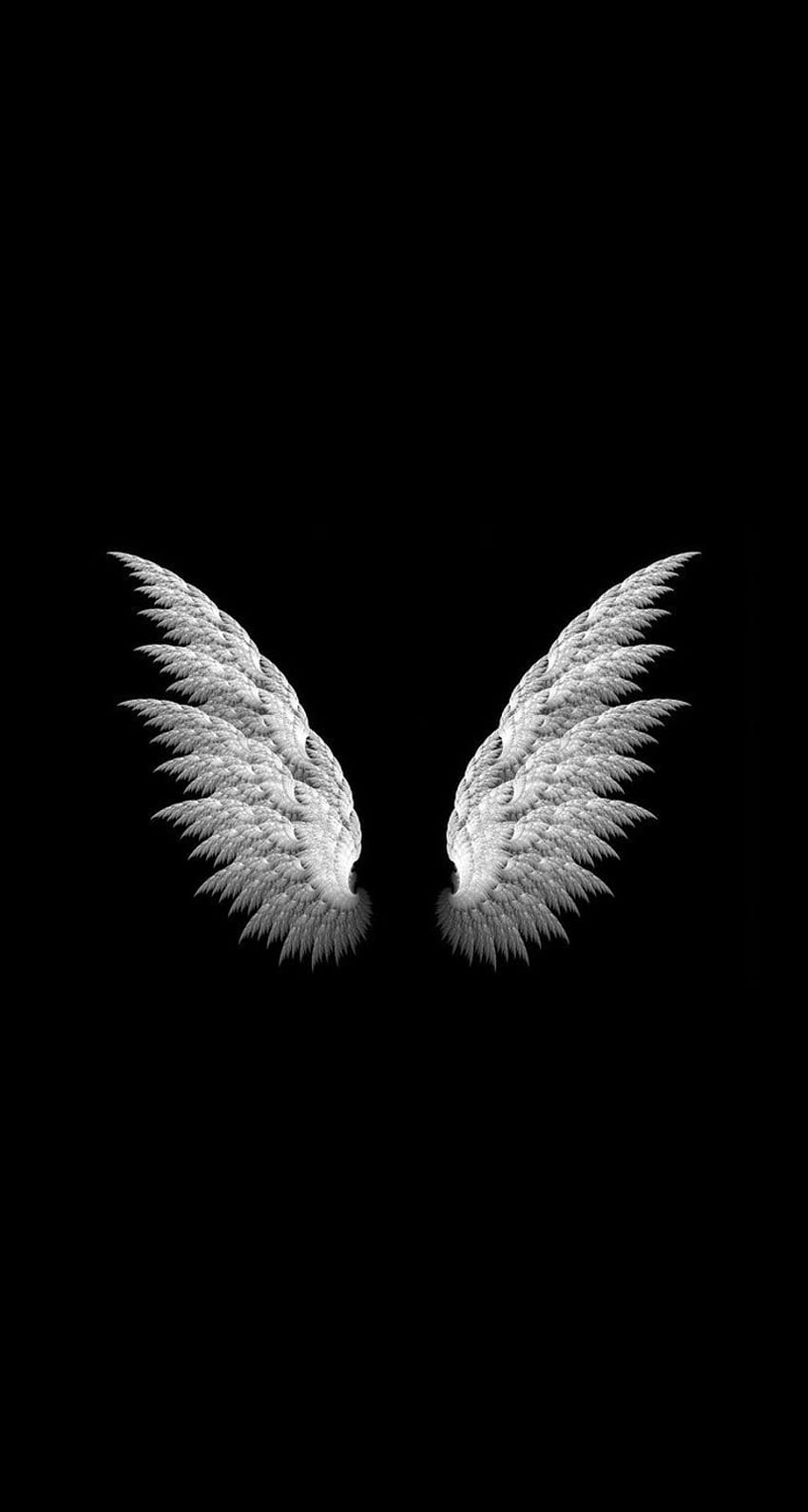 iPhone  Phone and Cool black  Wings  Black background Pinterest Black  and White HD phone wallpaper  Pxfuel