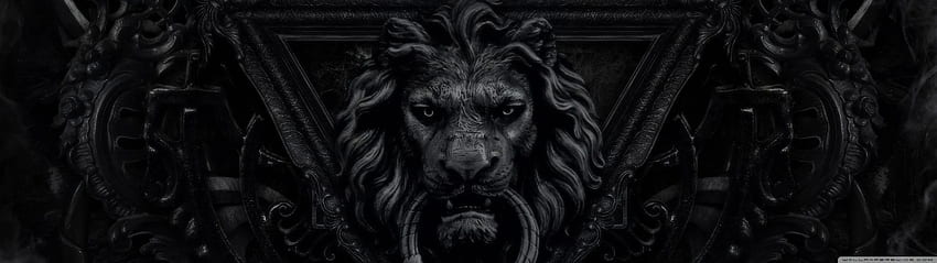 Dark Gothic Lion ❤ for Ultra TV, Dual Screen HD wallpaper