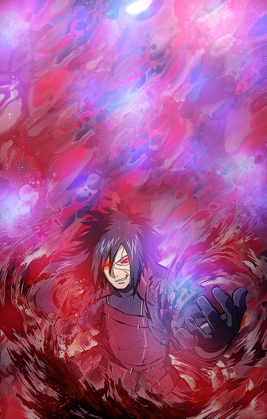 Ich habe ein Madara für Handys gemacht: Naruto, Madara Uchiha Mobile HD-Handy-Hintergrundbild